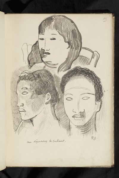 Przed i po - rysunek "Nie pozbawiony czucia" autorstwa Paul Gauguin