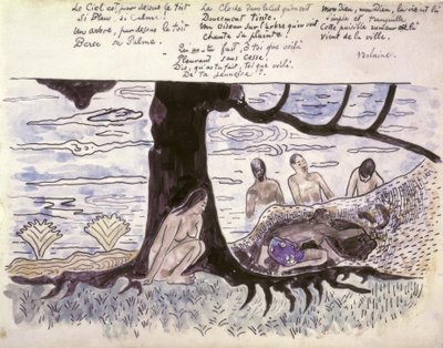 Kąpielowy autorstwa Paul Gauguin