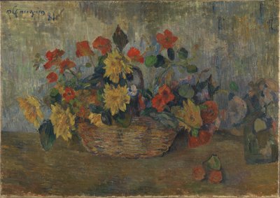 Kosz z kwiatami, 1884. autorstwa Paul Gauguin