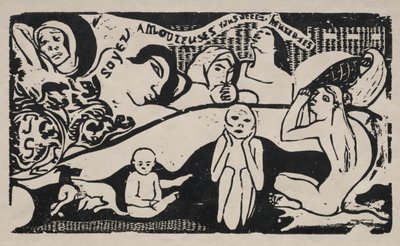 Bądź zakochany, a będziesz szczęśliwy autorstwa Paul Gauguin