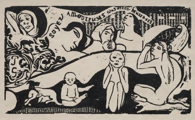 Zakochaj się, a będziesz szczęśliwy. autorstwa Paul Gauguin