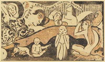 Bądźcie zakochane, a będziecie szczęśliwe (Soyez amoureuses, vous serez heureuses) autorstwa Paul Gauguin