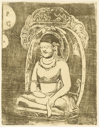 Buddysta (Budda) autorstwa Paul Gauguin