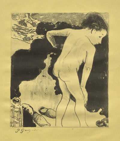Bretońscy Kąpiący autorstwa Paul Gauguin