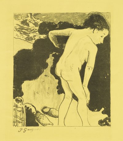 Bretońscy Kąpiący autorstwa Paul Gauguin