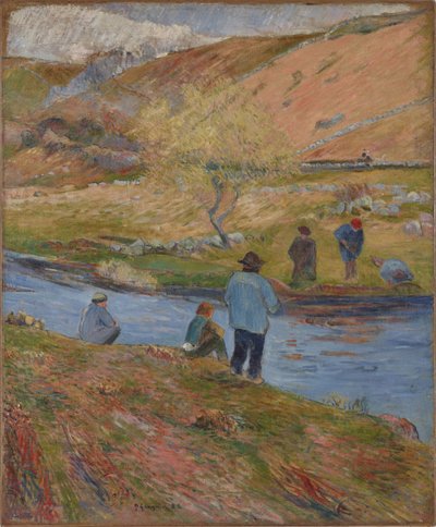 Bretońscy rybacy , 1888. autorstwa Paul Gauguin
