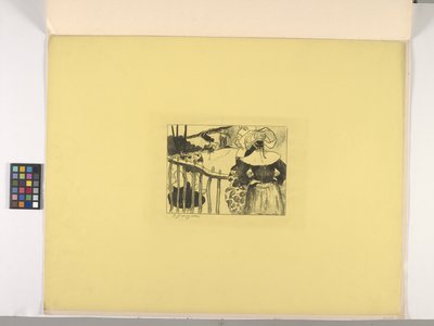 Bretońskie Kobiety Ogrodzeniem autorstwa Paul Gauguin