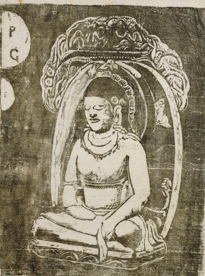 Budda; Budda, 1895-1903 autorstwa Paul Gauguin