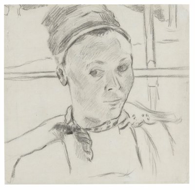 Popiersie młodej bretońskiej kobiety (prawdopodobnie Marie Lagadu) autorstwa Paul Gauguin