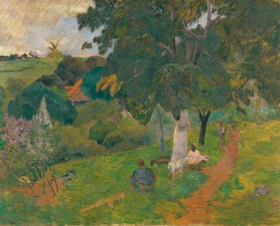 Przybycie i odejście, Martynika, 1887 autorstwa Paul Gauguin