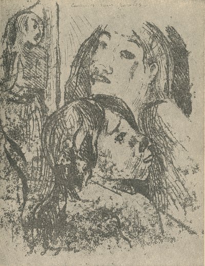 Rozmowa bez słów, 1936 autorstwa Paul Gauguin
