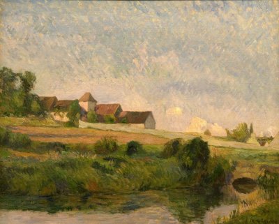 Dwór La Groue, Osny autorstwa Paul Gauguin