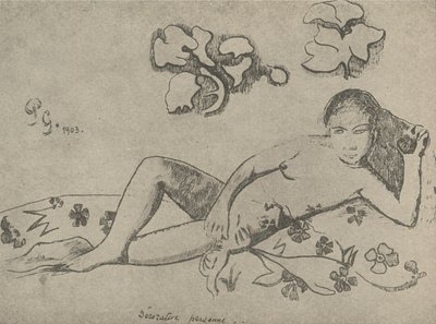 Figura dekoracyjna, 1936. autorstwa Paul Gauguin