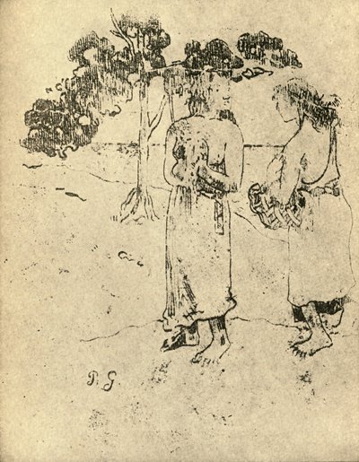 Rysunek, 1936 autorstwa Paul Gauguin