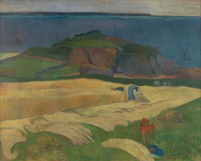Ernte (Le Pouldu). 1890 autorstwa Paul Gauguin