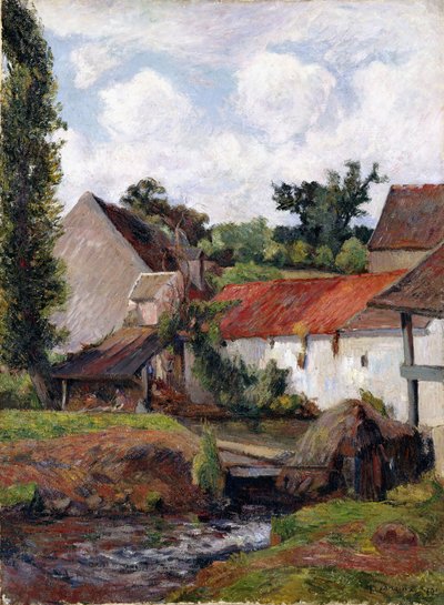 Farma w Osny, 1883 autorstwa Paul Gauguin