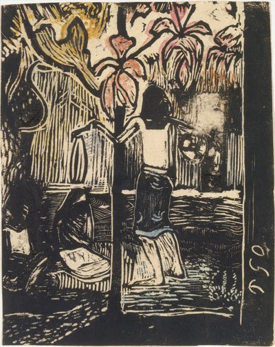 Zapach Noa Noa, mały blok, 1894-95., 1894-95. autorstwa Paul Gauguin