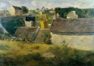 Domy w Vaugirard Domy Vaugiraud, 1880. autorstwa Paul Gauguin