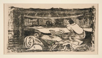 Wnętrze pudełka autorstwa Paul Gauguin