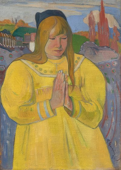 Młoda chrześcijańska dziewczyna. 1984 autorstwa Paul Gauguin