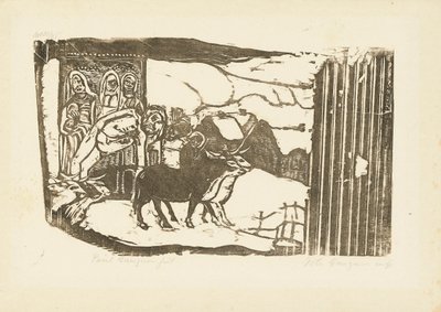 Kalwaria bretońska, 1898-99 autorstwa Paul Gauguin