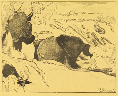 Die Wäscherinnen autorstwa Paul Gauguin