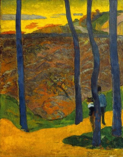 Niebieskie drzewa autorstwa Paul Gauguin