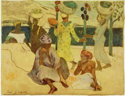 Cykady i mrówki autorstwa Paul Gauguin