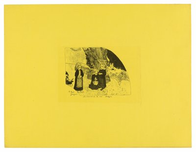 Dramaty morza: Bretania, z Suity Volpini autorstwa Paul Gauguin