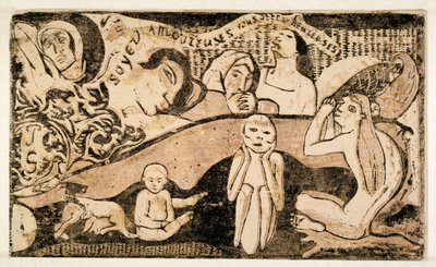 Kochaj, a będziesz szczęśliwy autorstwa Paul Gauguin
