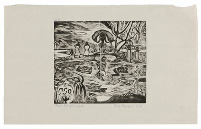 Dzień Boga autorstwa Paul Gauguin