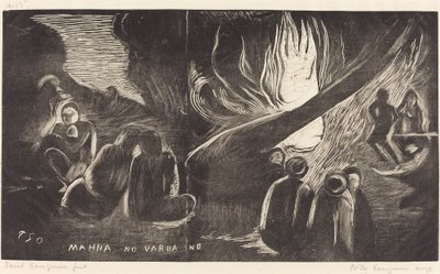 Mahna no Varua Ino (Diabeł mówi) autorstwa Paul Gauguin