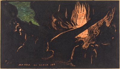 Mahna no Varua Ino (Diabeł mówi) autorstwa Paul Gauguin
