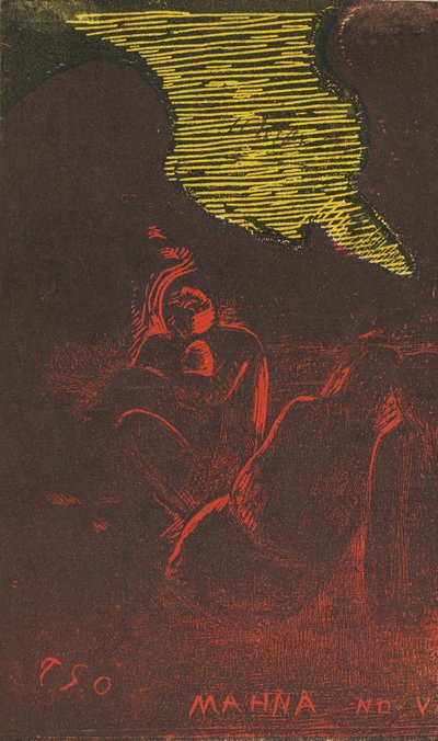Mahna no Varua Ino Demon mówi [verso], 18941895. autorstwa Paul Gauguin