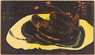 Jest nawiedzana przez ducha autorstwa Paul Gauguin