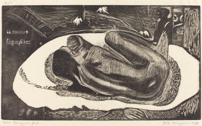 Manoa Tupapau (Nawiedzana przez ducha) autorstwa Paul Gauguin
