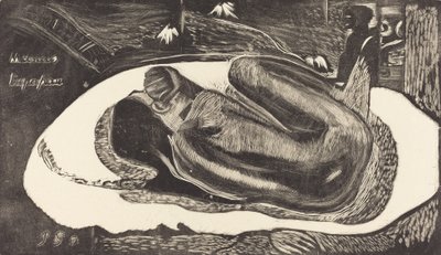 Manoa Tupapau Nawiedzana przez ducha, 18941895. autorstwa Paul Gauguin