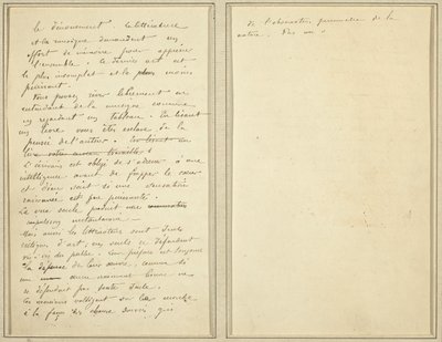Strony rękopisu [verso] autorstwa Paul Gauguin