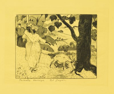 Pastoralen von Martinique autorstwa Paul Gauguin