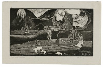 Maruru (Ofiary Wdzięczności), z Noa Noa Suite autorstwa Paul Gauguin
