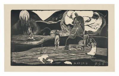 Maruru (Ofiary Wdzięczności), z Noa Noa Suite autorstwa Paul Gauguin