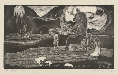 Maruru (Dziękuję) autorstwa Paul Gauguin