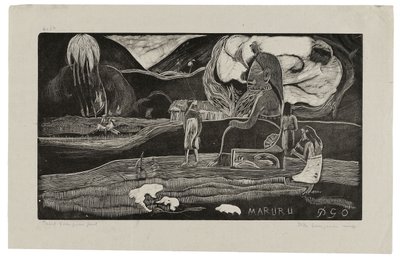 Maruru, Ofiary wdzięczności, od Noa Noa, 1894 autorstwa Paul Gauguin