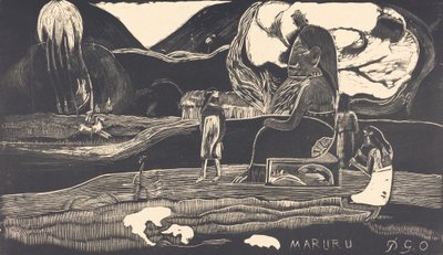 Maruru Dziękuję. autorstwa Paul Gauguin