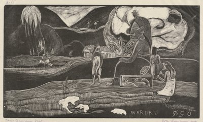 Maruru Dziękuję, 18941895. autorstwa Paul Gauguin