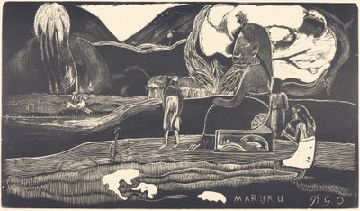 Maruru Dziękuję, 18941895. autorstwa Paul Gauguin