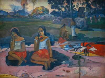 NAVE NAVE MOE (Święta Wiosna: Słodkie sny) autorstwa Paul Gauguin