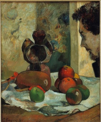Martwa natura z profilem Laval autorstwa Paul Gauguin