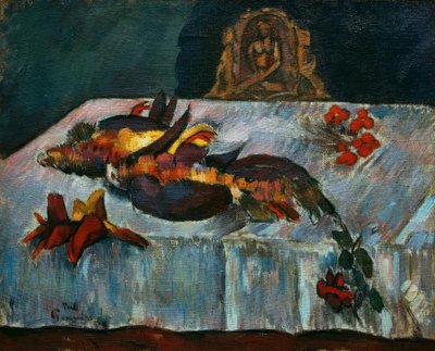 Martwa natura z egzotycznymi ptakami autorstwa Paul Gauguin