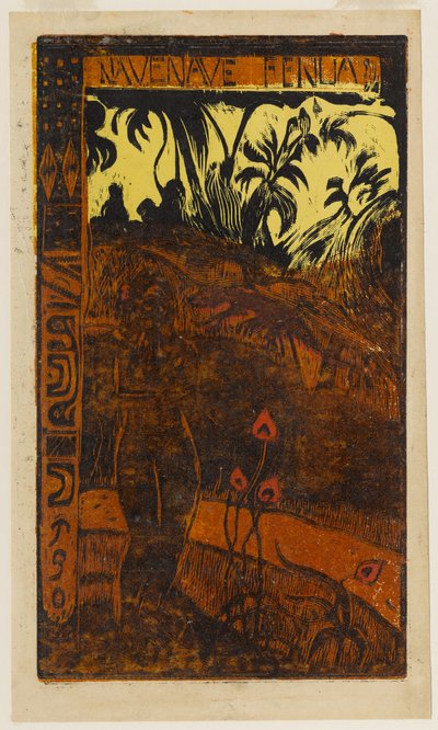 Nave Nave Fenua (Wunderbares Land) autorstwa Paul Gauguin